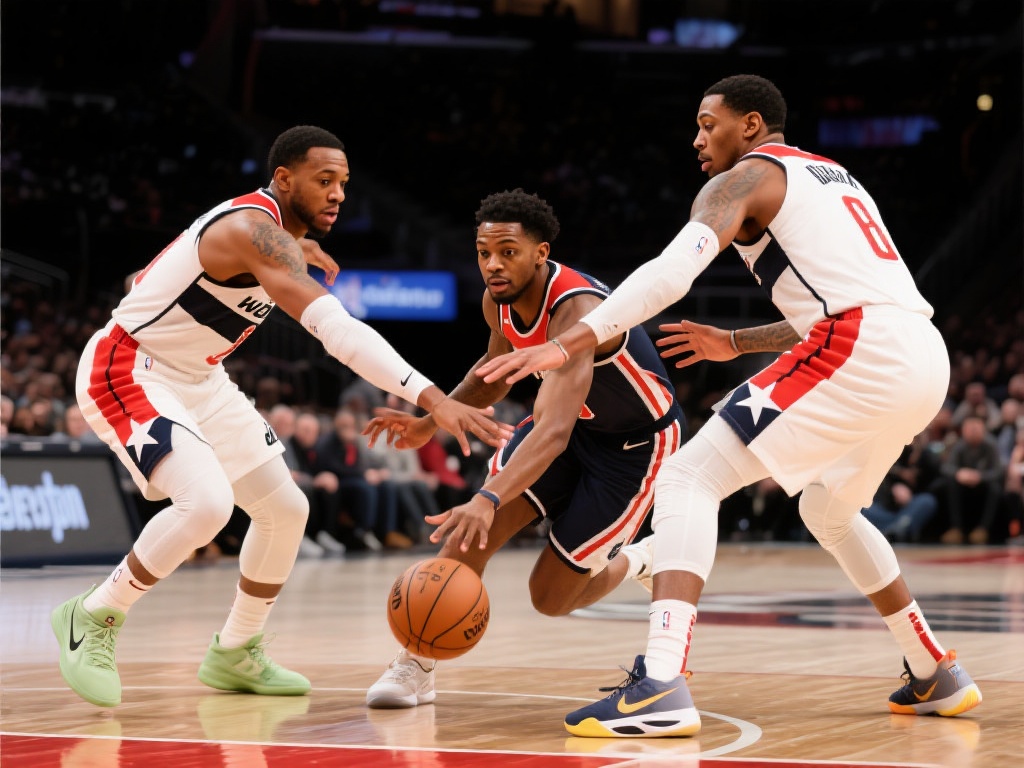 古德温强势夹击断球,阿门迅猛反抢轻松上篮得分 在现代篮球中,夹击是一种高效的防守策略,